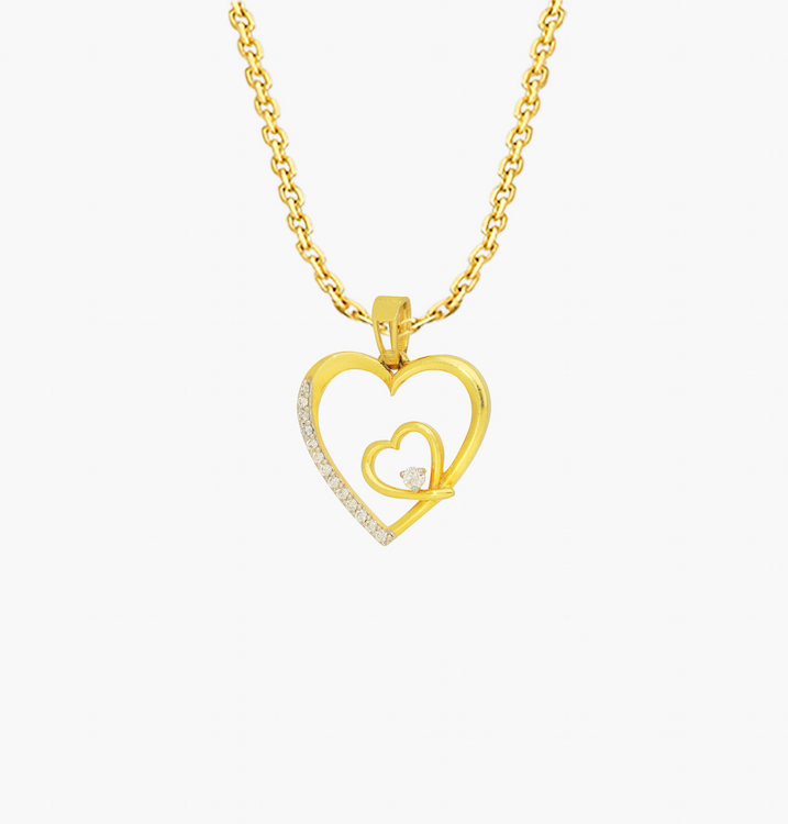 The Engrossed Hearts Pendant